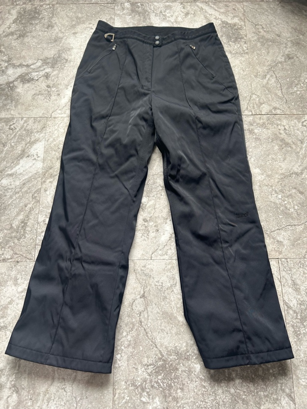 Marker Women's Size 14 AquaGuard Stretch Black Insulated Ski Snowboard Pants